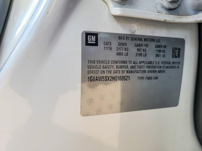 2017 Cadillac CTS 2.0L Turbo