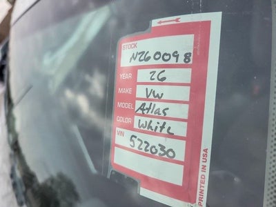 2026 Volkswagen Atlas 2.0T SEL