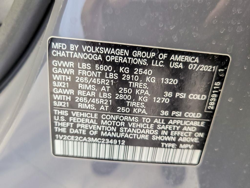 2021 Volkswagen Atlas Cross Sport 3.6L V6 SEL R-Line