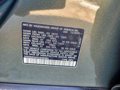 2026 Volkswagen Atlas 2.0T Peak Edition