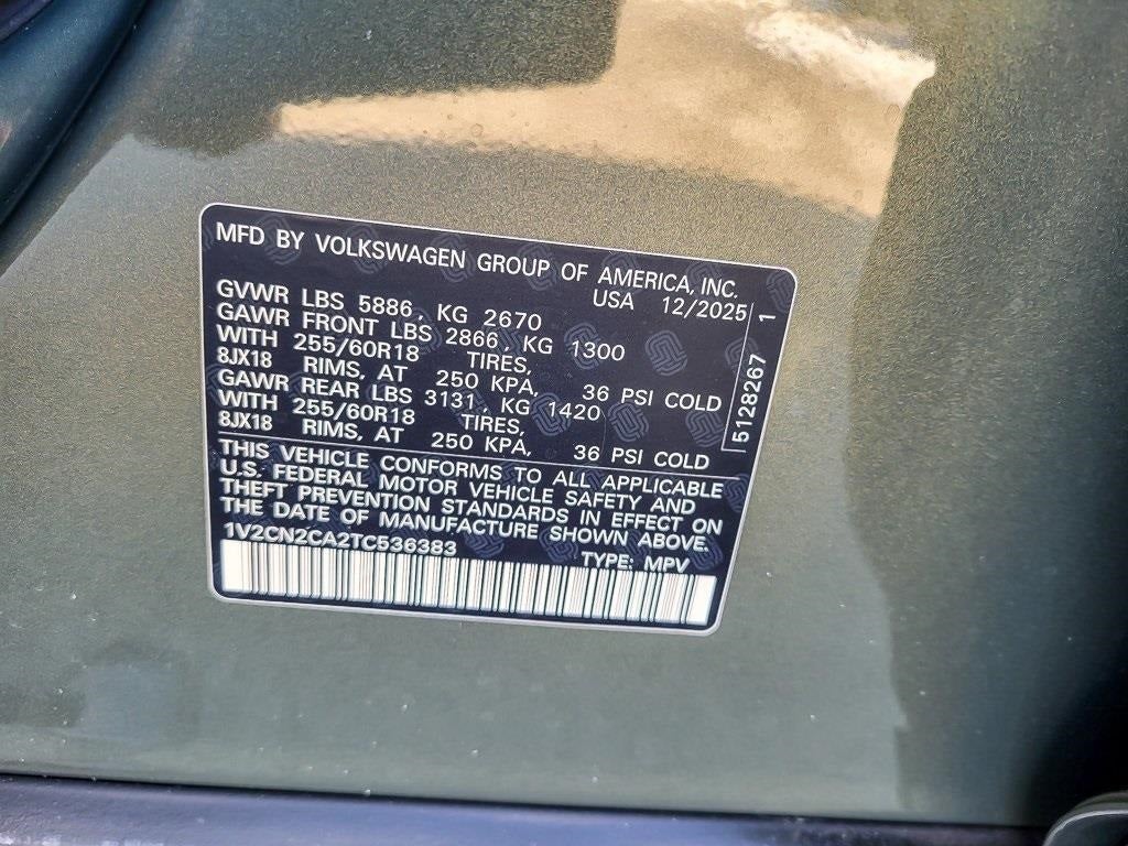 2026 Volkswagen Atlas 2.0T Peak Edition