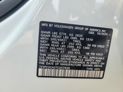 2026 Volkswagen Atlas Cross Sport 2.0T SEL Premium R-Line