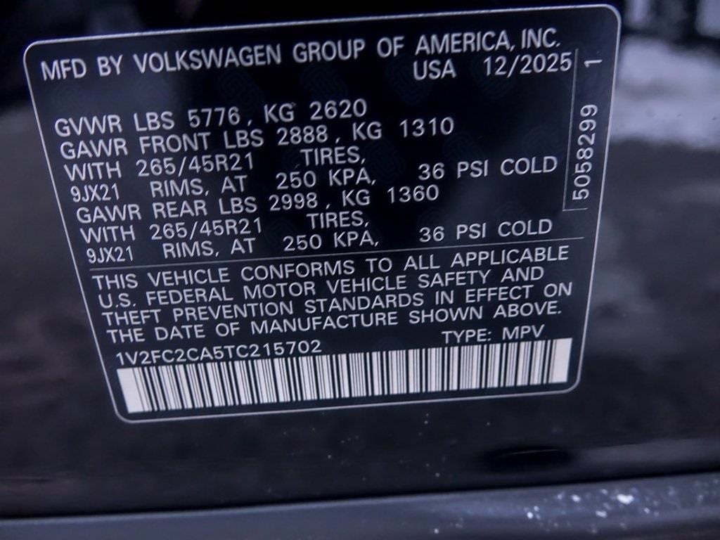 2026 Volkswagen Atlas Cross Sport 2.0T SEL Premium R-Line