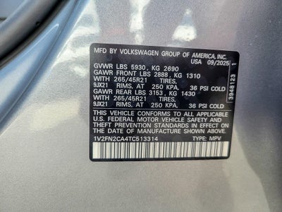 2026 Volkswagen Atlas 2.0T SEL Premium R-Line