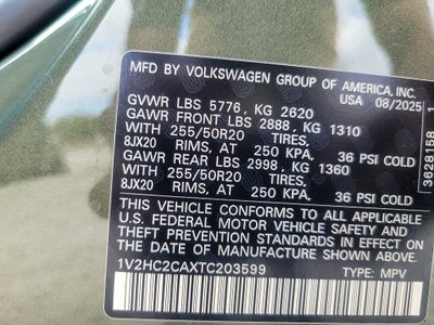 2026 Volkswagen Atlas Cross Sport 2.0T SE w/Technology