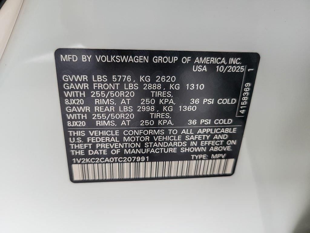 2026 Volkswagen Atlas Cross Sport 2.0T SE w/Technology