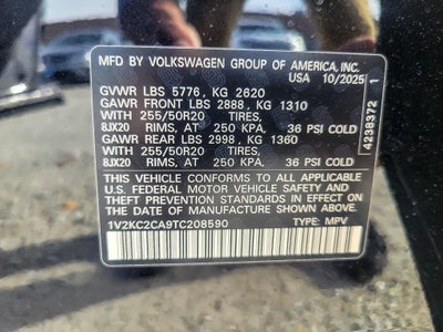 2026 Volkswagen Atlas Cross Sport 2.0T SE w/Technology