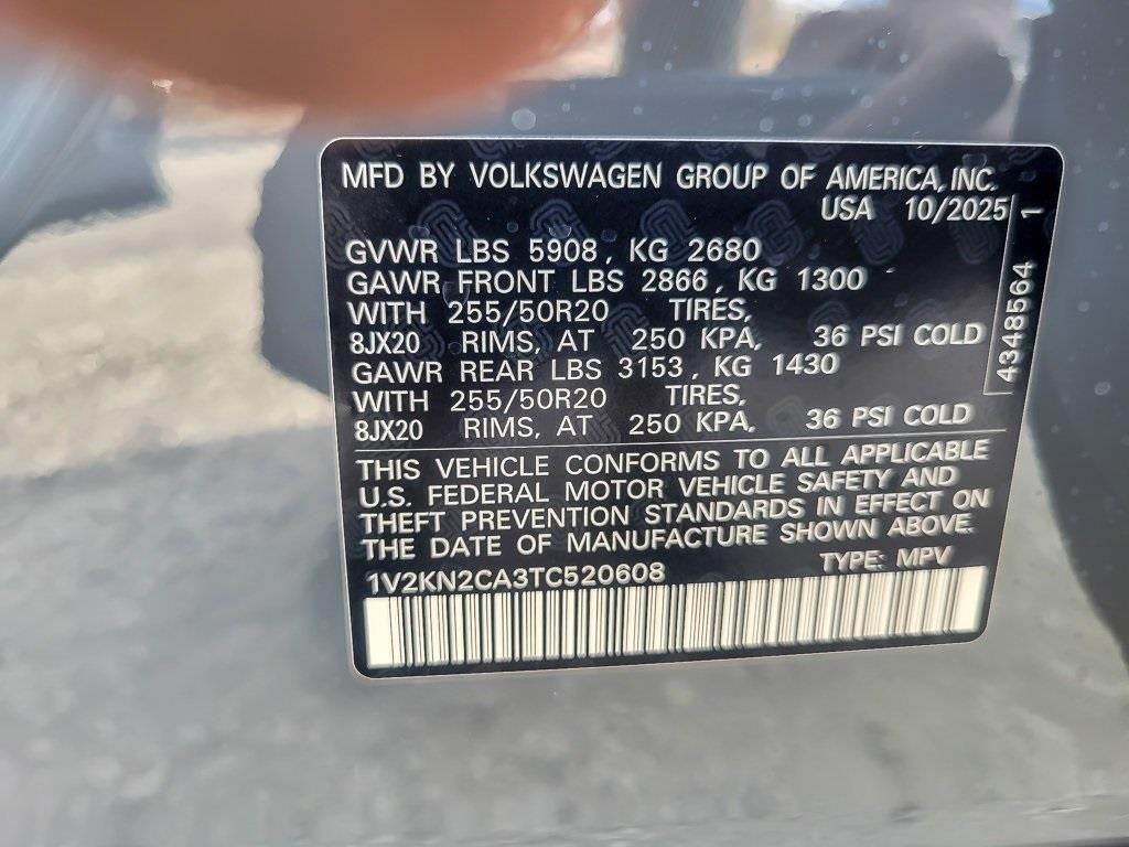 2026 Volkswagen Atlas 2.0T SE w/Technology