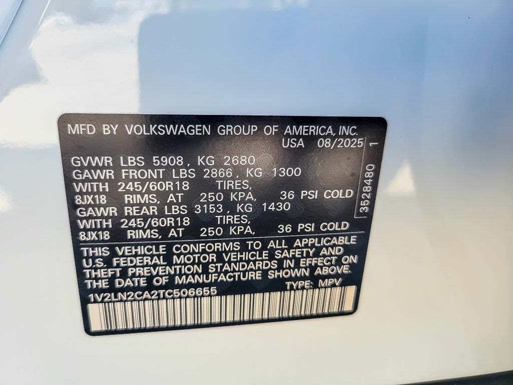 2026 Volkswagen Atlas 2.0T SE