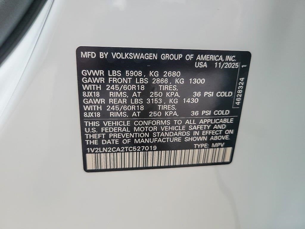 2026 Volkswagen Atlas 2.0T SE