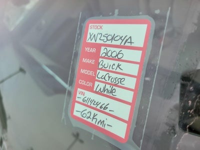 2006 Buick LaCrosse CX