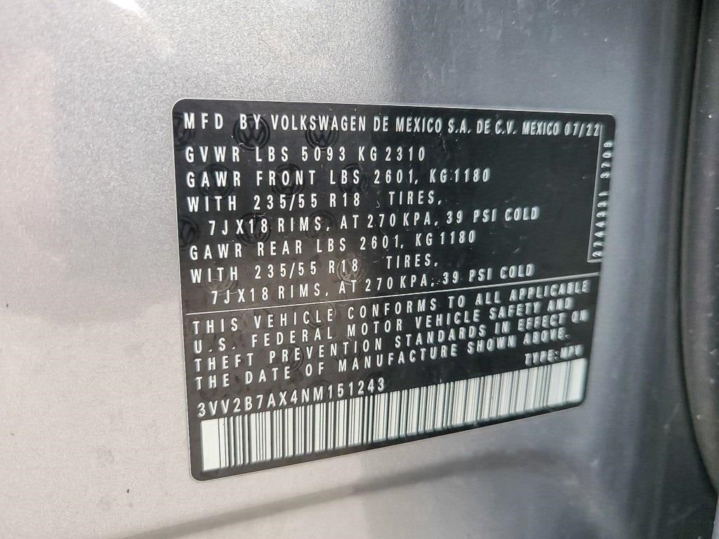 2022 Volkswagen Tiguan 2.0T SE