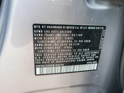 2019 Volkswagen Tiguan 4Motion