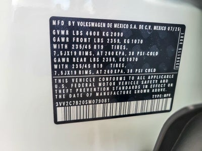 2025 Volkswagen Taos 1.5T SE Black