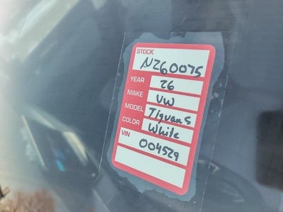 2026 Volkswagen Tiguan 2.0T S