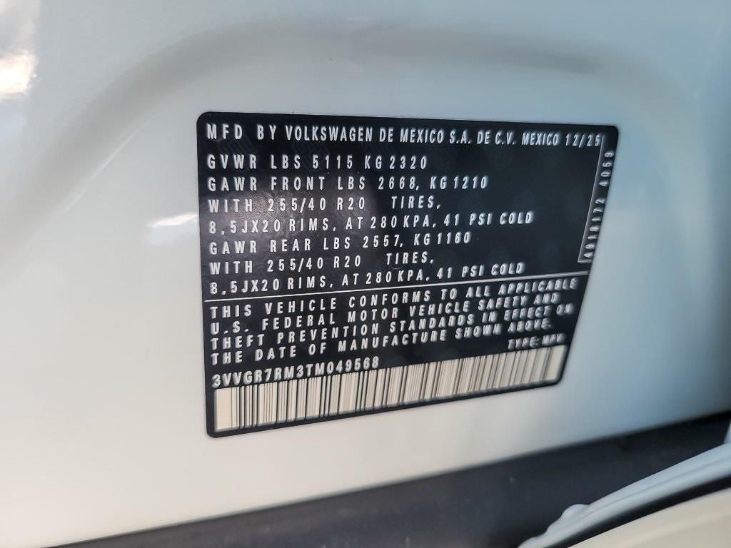 2026 Volkswagen Tiguan 2.0T SE R-Line Black