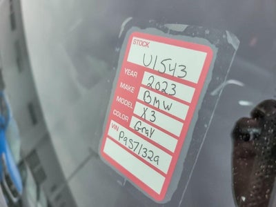 2023 BMW X3 xDrive30i