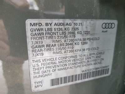 2022 Audi Q3 Premium Plus S Line quattro