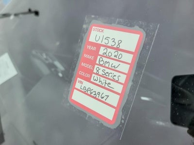 2020 BMW 8 Series 840i