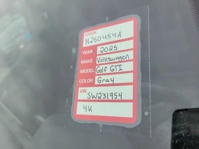 2025 Volkswagen Golf GTI 2.0T S