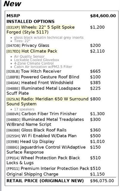 2021 Jaguar F-PACE SVR