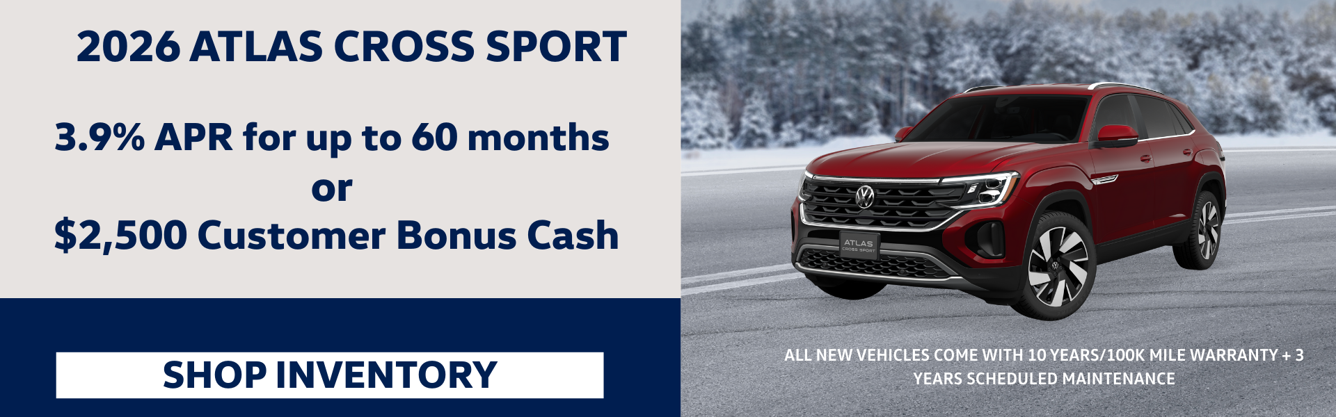 New 2025 VW Atlas Cross Sport